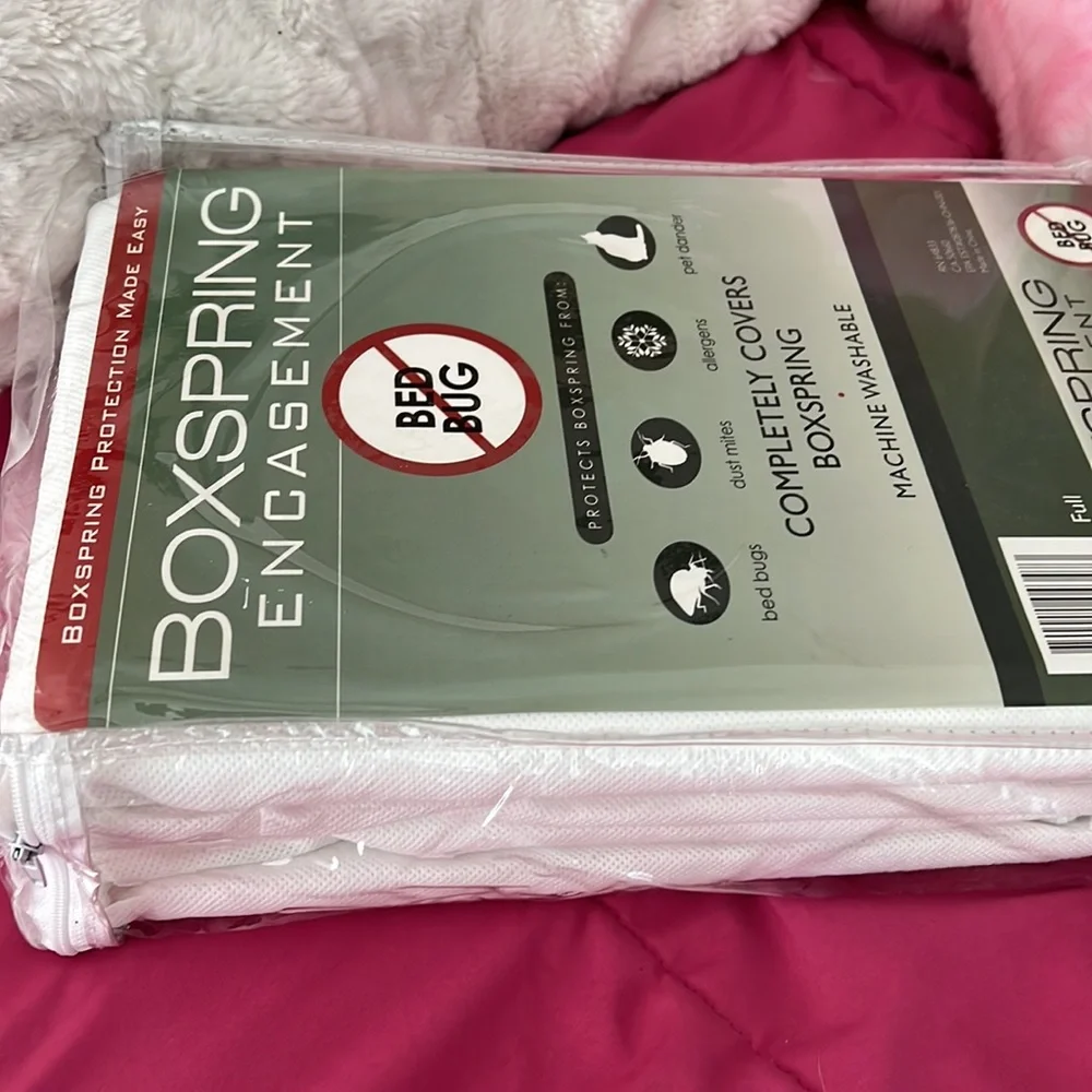 NWT Boxspring Encasement Size Full Completely Covers Boxspring also in Twin